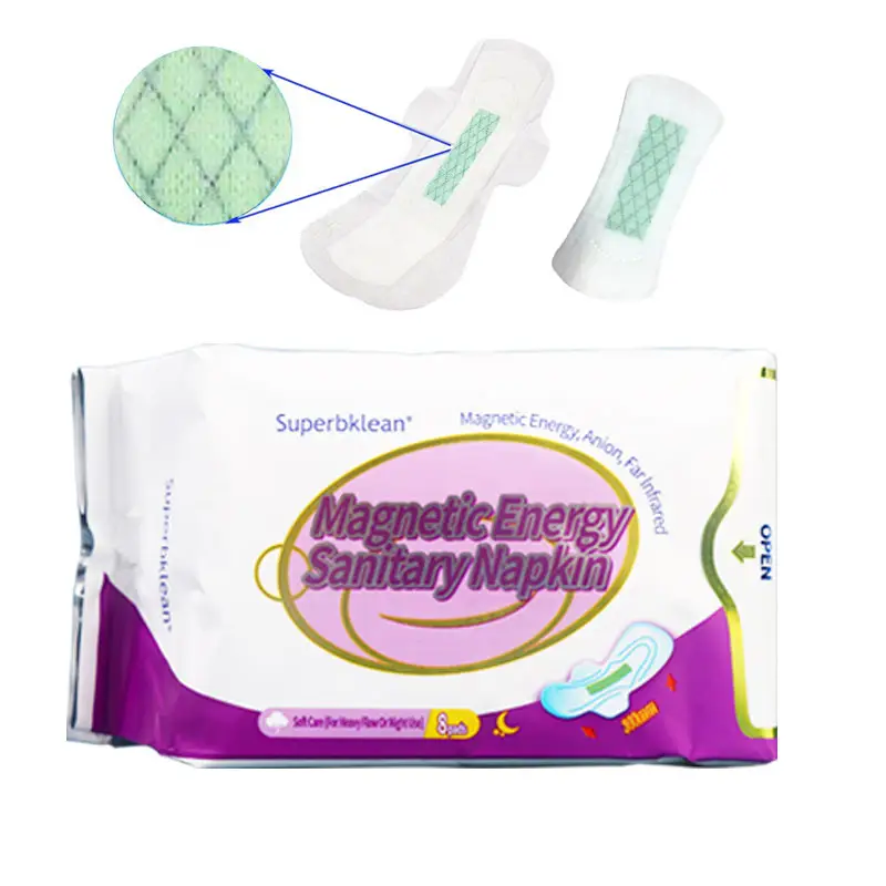 Un paquet - Serviette hygiénique magnétique Superbklean - flux léger