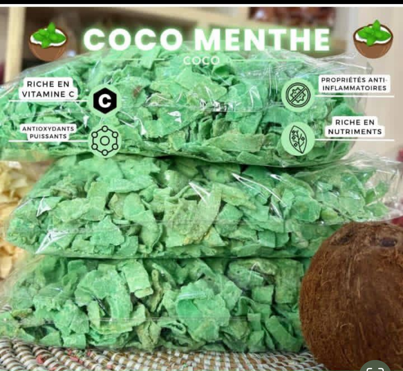 Coco Menthe – Saveur fraîcheur à croquer