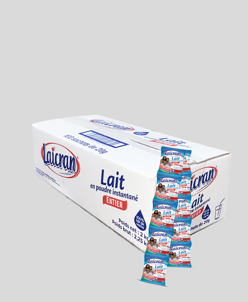Laicran Carton de 100sachets de 20g