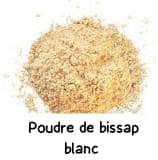 Poudre de bissap blanc
