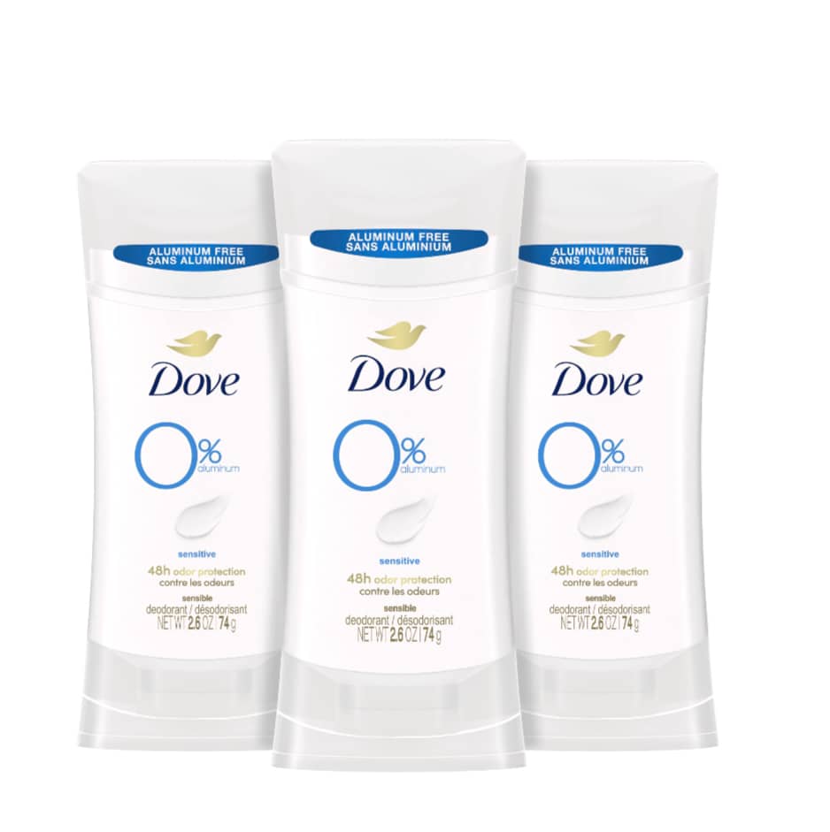 DOVE Déodorant 0% anti-transpirant – Original