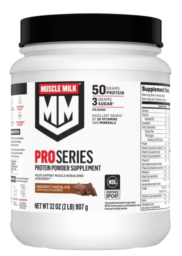  MUSCLE MILK pro series gainer