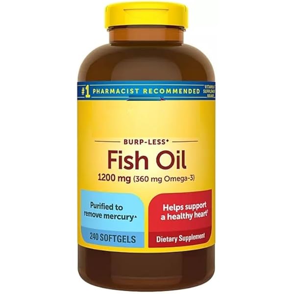 Nature Made Burp-Less Fish Oil 1200 mg Softgels