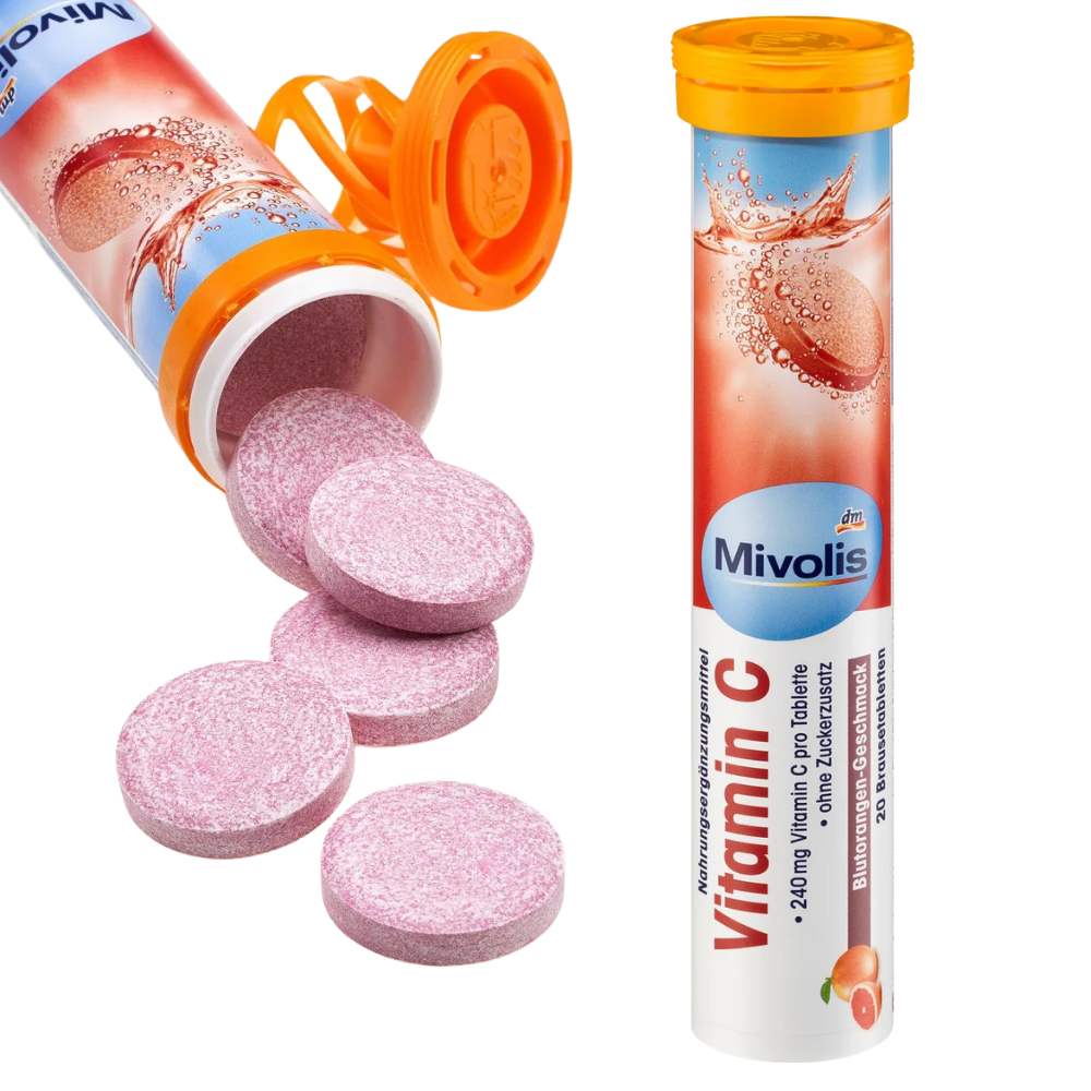 Mivolis Vitamine C  sans sucre ajouté Saveur orange
