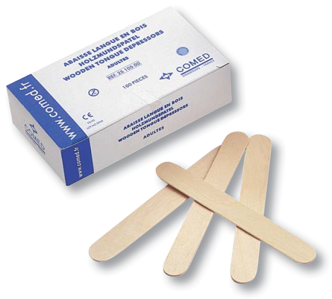 ABAISSE LANGUE EN BOIS B/100