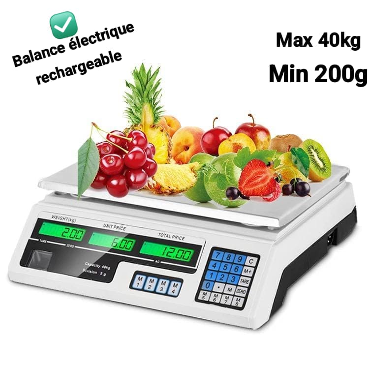 Balance électronique  rechargeable