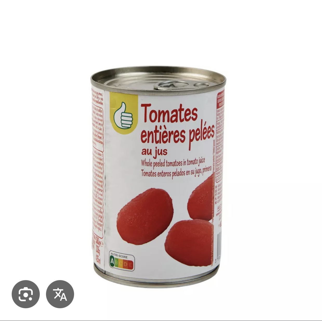 Tomate pelées