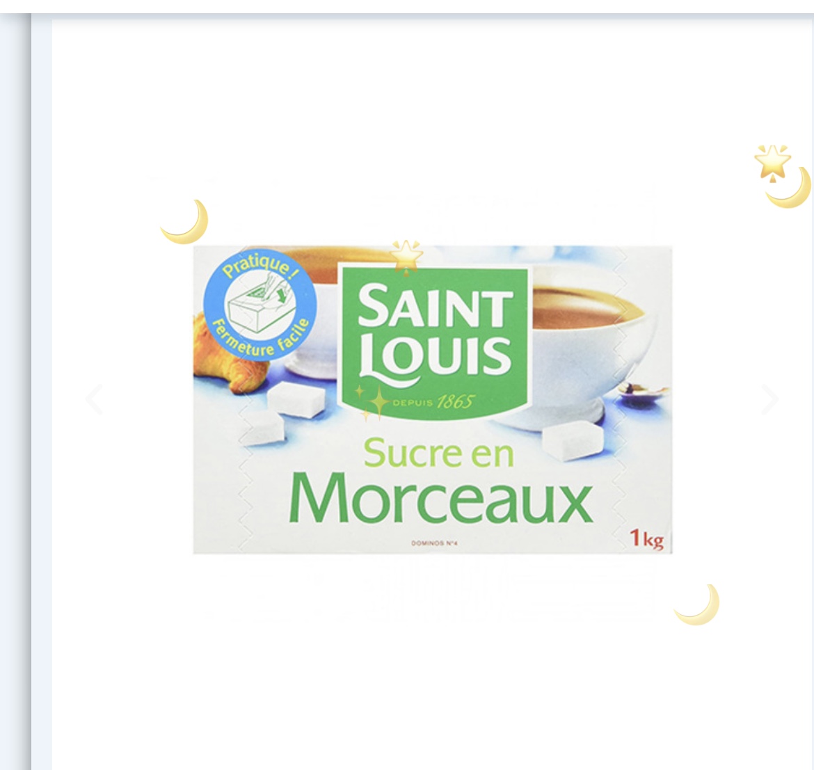 Sucre en morceaux 