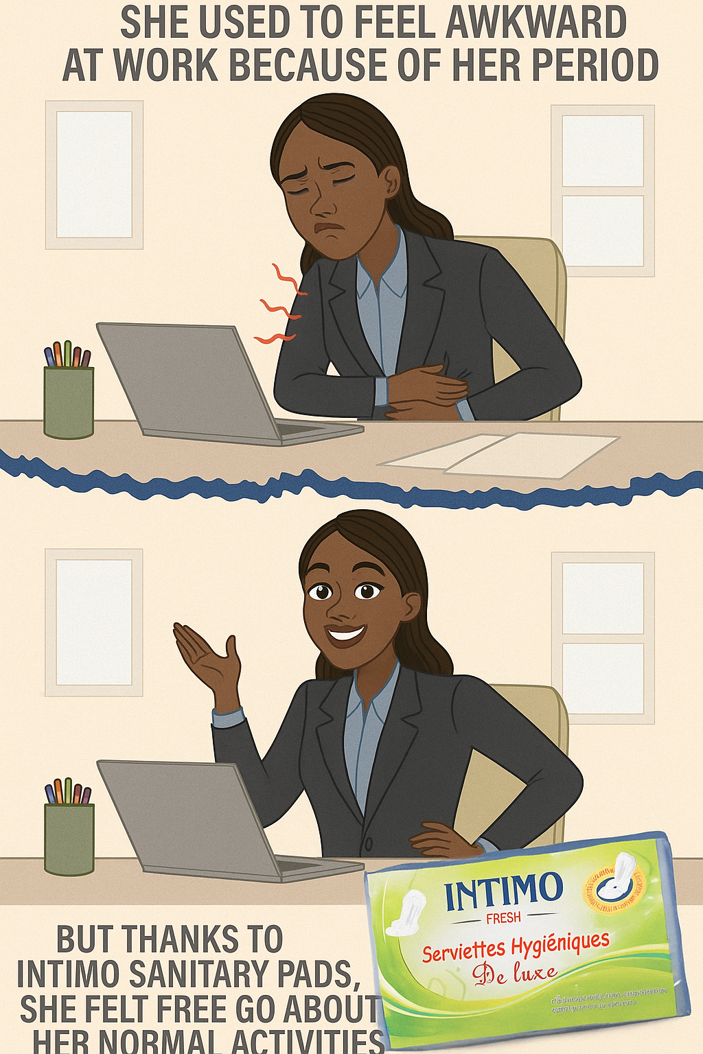 Serviette hygiénique intimo 