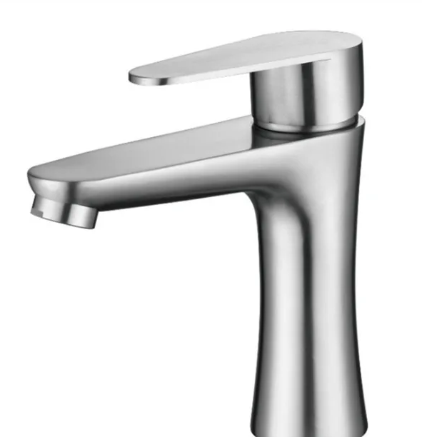 Robinet mitigeur de Lavabo – Acier Inoxydable Chromé - Ref: RML2612