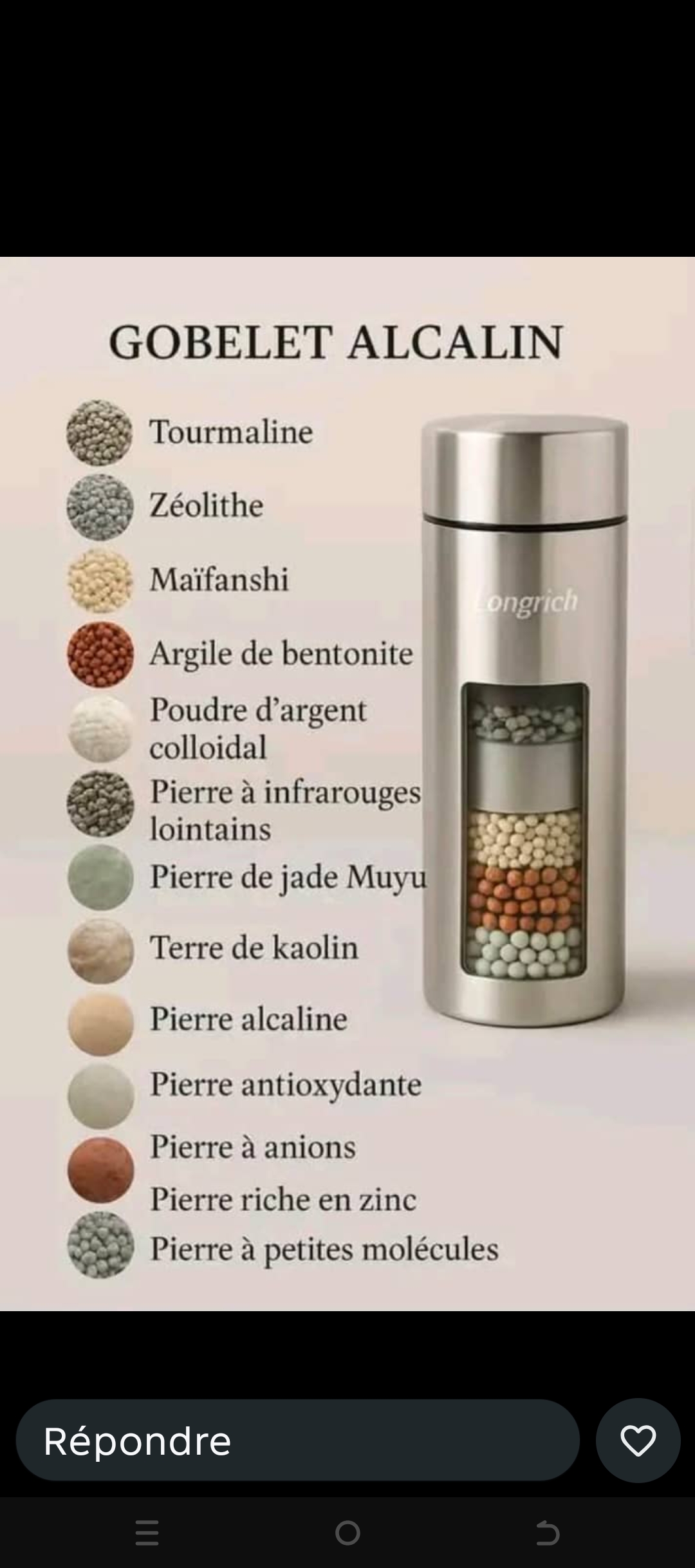Gobelets alcalin