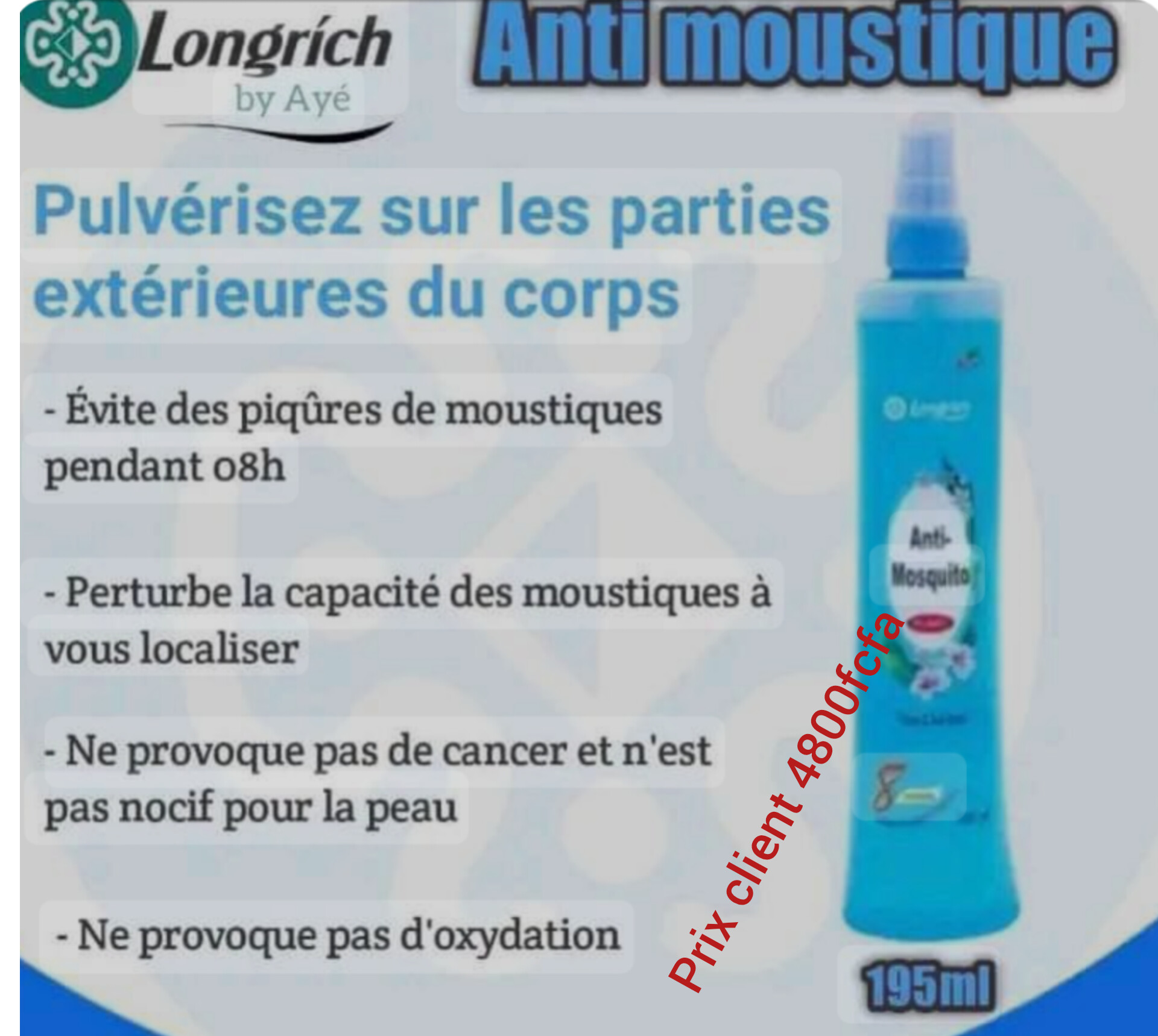 Spray anti- moustiques 