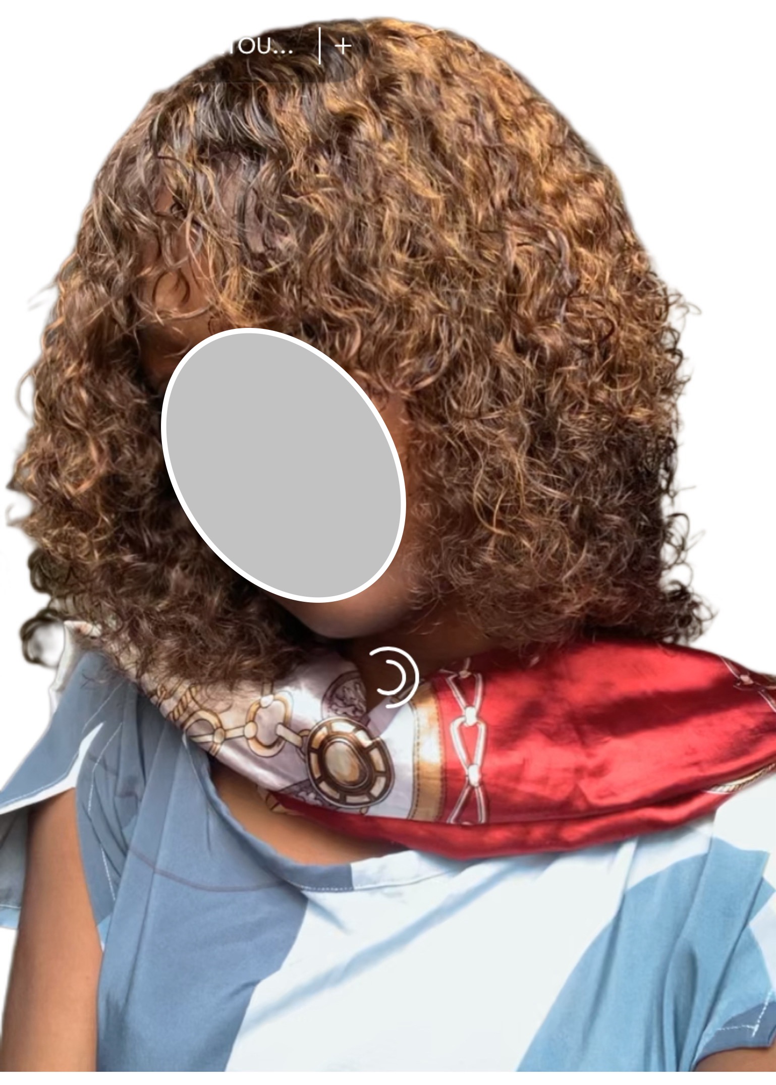 Perruque frisés Mireille 