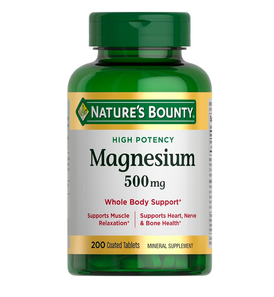 Magnesium by Nature’s Bounty  200 Tablets