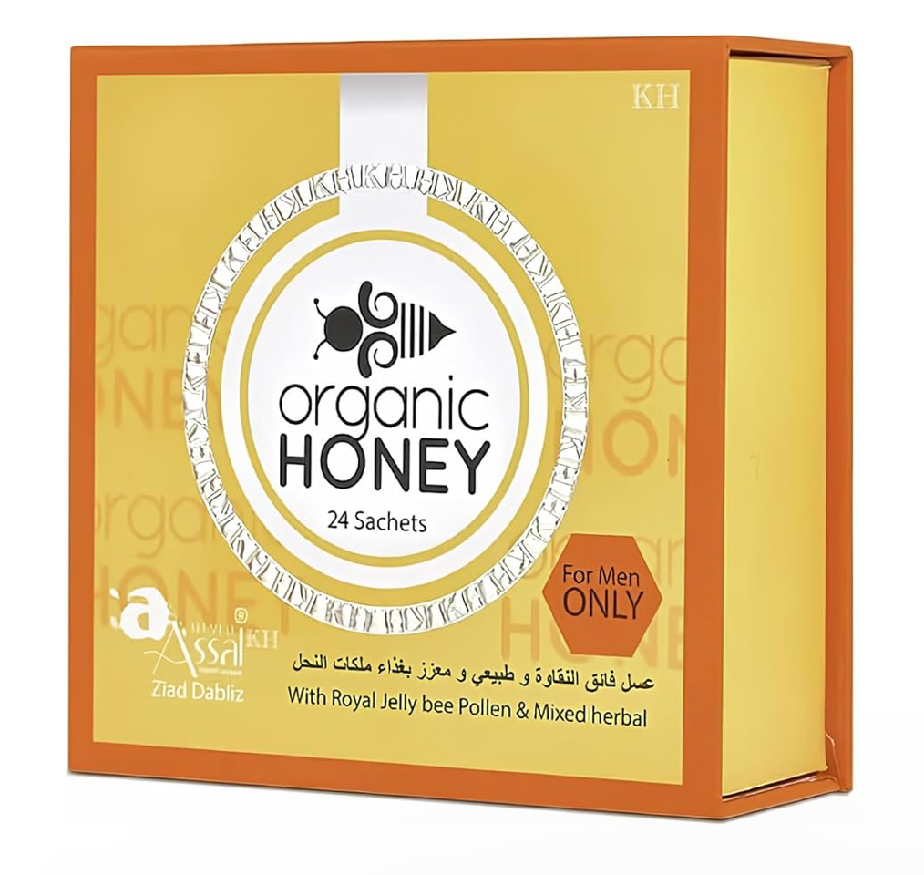 Organic Honey pour Homme 24 Packs
